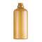 garrafa dourada do empacotamento plástico do estoque 750ml para o condicionador do leite e de cabelo do banho