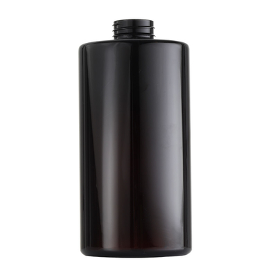 A grande capacidade escura de Brown em volta da garrafa de empacotamento cosmética 700ml aceita a personalização