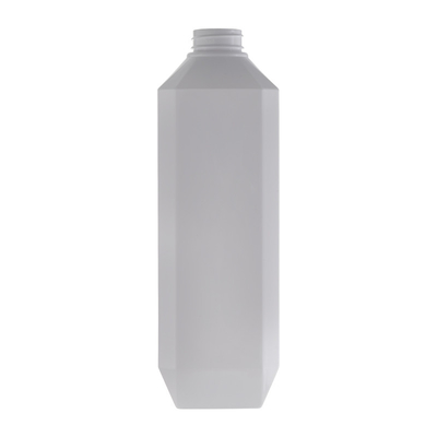 Cabelo do champô da garrafa plástica transparente preta branca por atacado da bomba da loção 700ml e garrafa quadrados do banho do condicionador